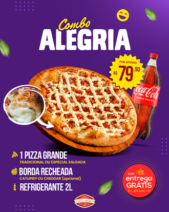 Combo Alegria — Pizzaria Predileta