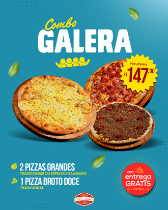 Combo Galera — Pizzaria Predileta