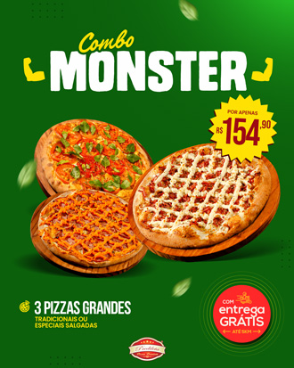 Combo Monster — Pizzaria Predileta