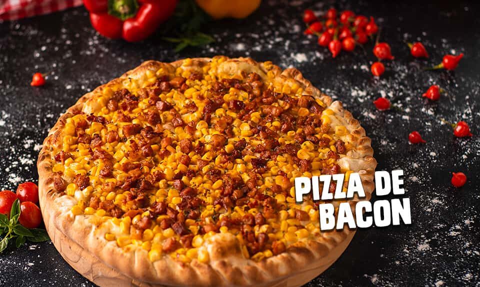 Pizza Bacon da Pizzaria Predileta