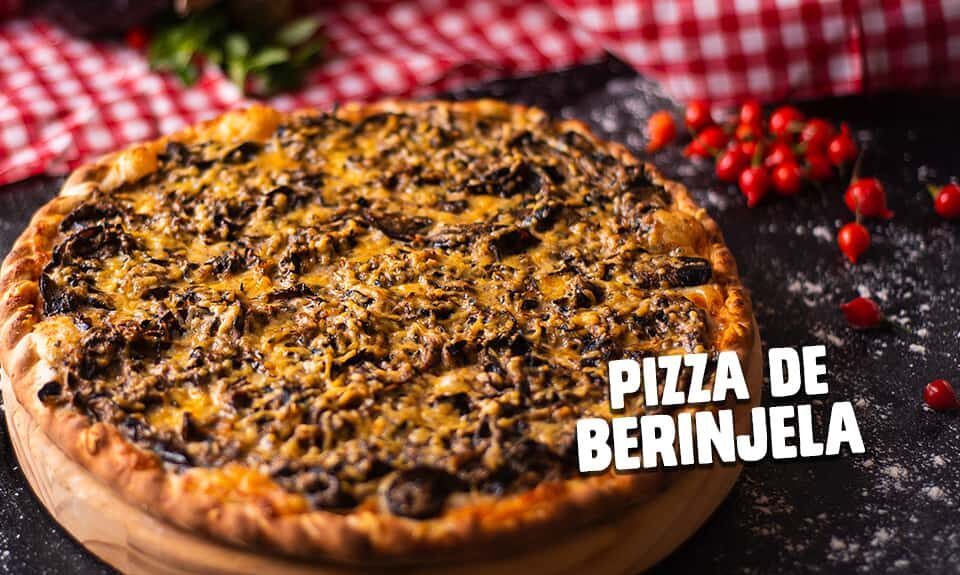 Pizza Berinjela da Pizzaria Predileta