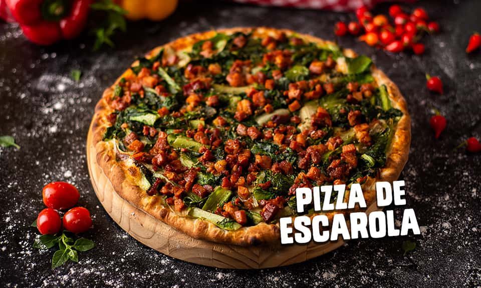 Pizza Escarola da Pizzaria Predileta